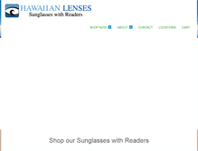 Tablet Screenshot of hawaiianlenses.com